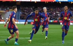 ملخص وأهداف مباراة برشلونة ومايوركا.. ماذا فعل لامين يامال خلال المباراة؟