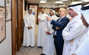 المجموعة السعودية للأبحاث والإعلام تستقبل وفدًا إعلاميًا قطريًا في الرياض