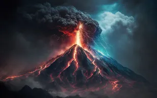 هل كادت البراكين أن تمحو البشر؟ اكتشاف علمي يغيّر القصة 