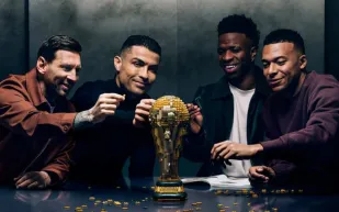 ليغو تجمع رونالدو وميسي ومبابي وفينيسيوس جونيور في احتفال عالمي بكأس العالم (فيديو)