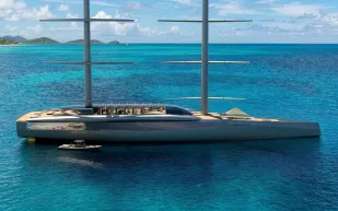 شركتا Van Geest وRob Doyle تكشفان النقاب عن يخت A100 الشراعي