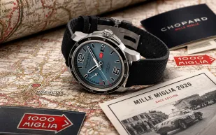 ساعة Mille Miglia GTS Power Control Grigio-Blu الجديدة من Chopard بروح السباق الإيطالي