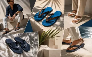 أحذية الـ Flip-Flops الملوّنة: صيحة الصيف الأكثر جرأة للرجال