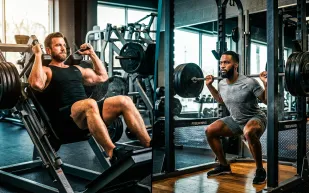 الهاك سكوات أم القرفصاء بالبار.. أيهما يضخّم عضلات الفخذ؟