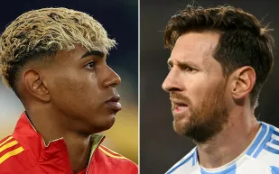 القصة الحقيقة وراء أغرب صورة لميسي ولامين يامال 