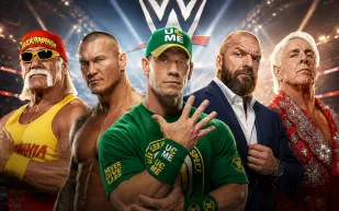 أكثر المصارعين تتويجًا ببطولات العالم في تاريخ WWE