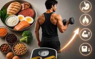 متى يمكنك رؤية النتائج عند اتباع نظام غذائي غني بالبروتين؟