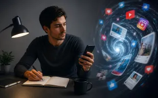 "فخ الدقيقتين".. كيف تسرق شاشة الهاتف الصغيرة إنتاجية يومك بالكامل؟