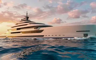 تفاصيل يخت Project White Arrow.. مقر سكني عائم بحمولة 5,200 طن