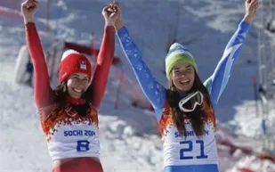 حدث نادر في ألعاب سوتشي الأولمبية