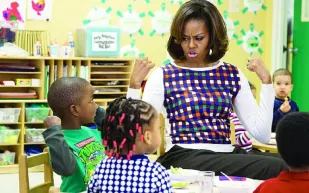 ميشيل أوباما ممثلة