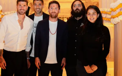  أنانت أمباني يهدي ميسي ساعة بـ1.2 مليون دولار خلال زيارته للهند