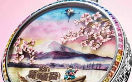 لويس فويتون تكشف عن ساعة Escale au Mont Fuji.. كيف دمجت الحرفية بسحر الطبيعة؟ (فيديو)
