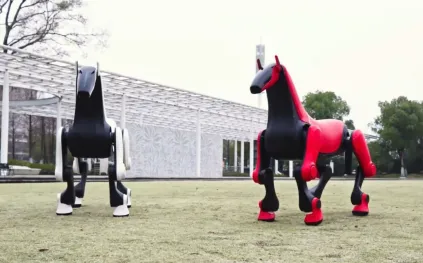 ثورة في الروبوتات: حصان آلي بقدرة تحميل 110 كجم (فيديو)
