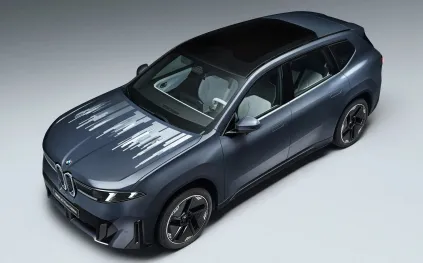 بي إم دبليو iX3 Flow: هيكل يتحول إلى شاشة ألوان رقمية (فيديو)