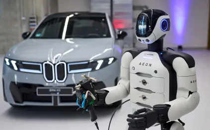 تتخذ قرارتها بنفسها.. "بي إم دبليو" تستعين بروبوتات AEON داخل مصانعها