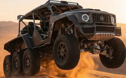 ثماني عجلات وهيبة مطلقة.. Brabus Crawler 8×8 تعيد تعريف وحوش الطرق الوعرة