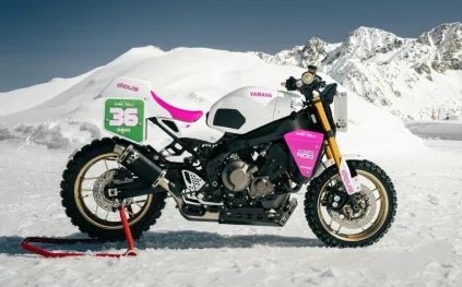 مغامرة على الجليد.. ياماها تكشف عن دراجة XSR900 معدلة 