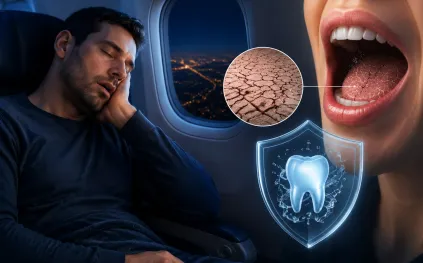 خطأ شائع في الرحلات الجوية الليلية قد يدمّر أسنانك دون أن تشعر