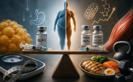 بين حقن التخسيس GLP-1 وحقن الببتيدات: أيهما أفضل لخسارة الوزن دون العضلات؟