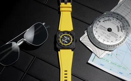 Bell & Ross تستحضر عالم الطائرات المروحية في ساعة BR-03 Helipad