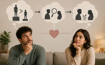 هل تقارن نفسك شريك حياتك؟ إليك كيف يتغير هدفك من المقارنة مع نضج العلاقة