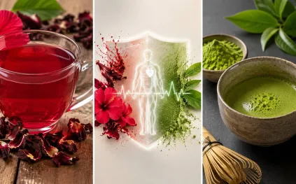 الكركديه أم الماتشا.. من يحسم معركة مضادات الأكسدة وضغط الدم؟
