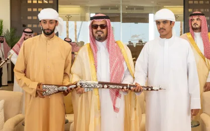 تتويج أبطال مهرجان ولي العهد للهجن في نسخته الثامنة