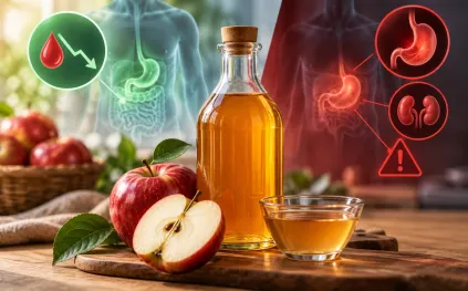 بين الحقيقه والمبالغة.. ماذا يحدث لجسمك عند تناول خل التفاح؟