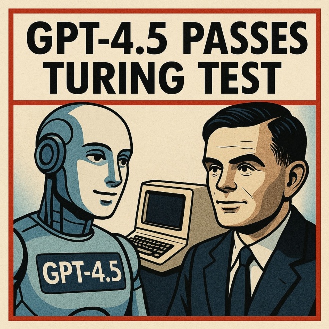 GPT-4.5 يجتاز اختبار تورينج بنسبة 73% متفوقًا على البشر | الرجل