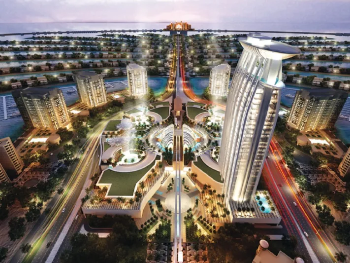 بالصور: “نخيل مول” عند اكتماله على نخلة جميرا