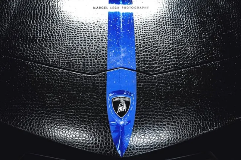 بالصور :لامبورجيني أفينتادور مغطاة بجلد الأفعى