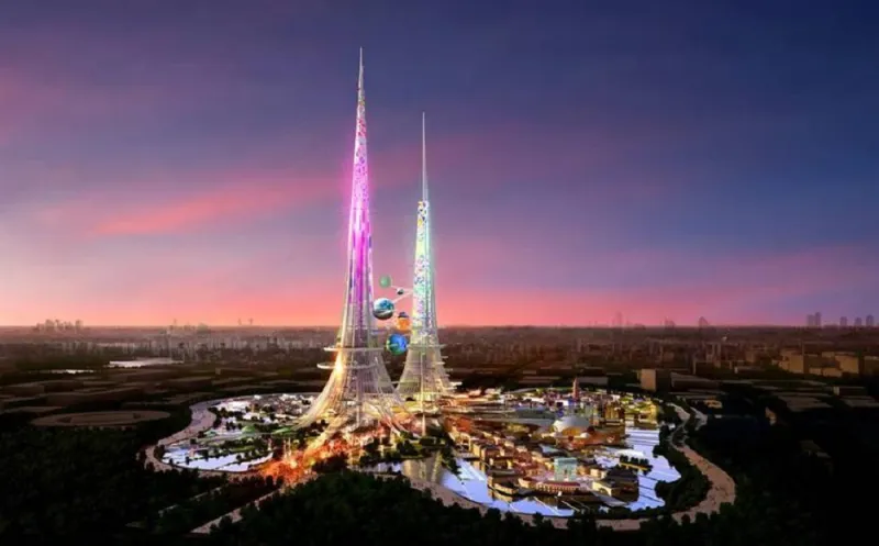 بالصور: الصين ستحتضن أطول برجين توأمين في العالم