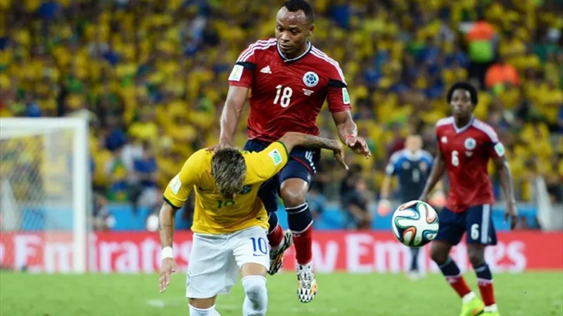 هل قتل اللاعب الكولومبي الذي تسبب في اصابة نيمار؟