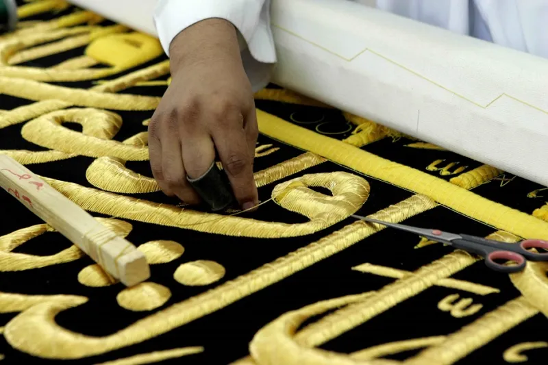 ثوب الكعبة يكلف 22 مليون ريال وفترة عمل ثمانية أشهر