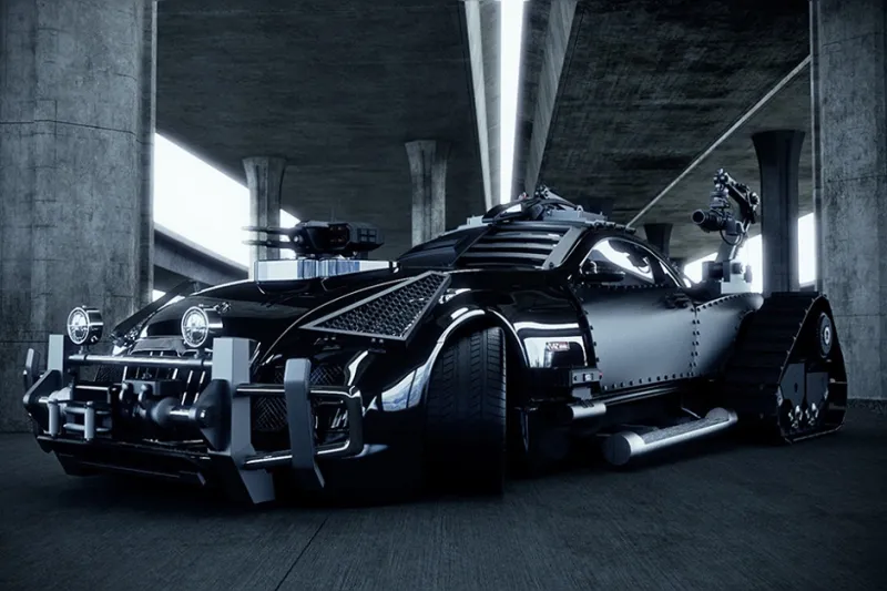 بالصور: أردني يستحضر أجواء أفلام Transofrmers لتغيير سيارته بصورة رائعة