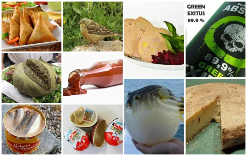 10 أطعمة ممنوعة في بعض الدول