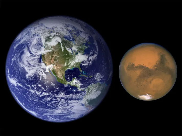 حقيقة اكتشاف اشارة مرورية على سطح المريخ..بالصورة