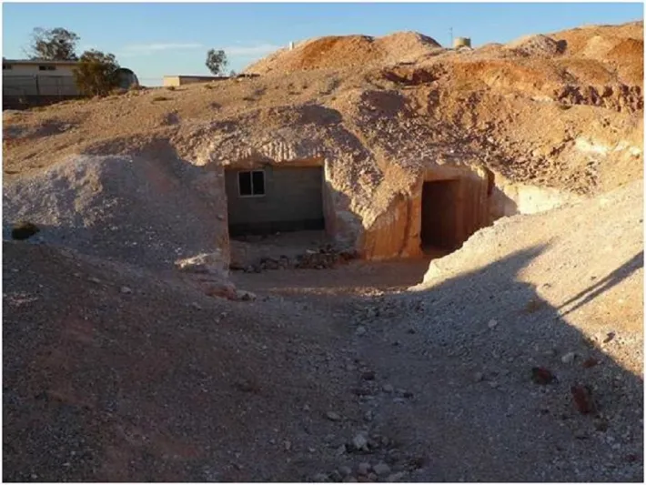 بالصور...مدينة أسترالية يعيش سكانها تحت الأرض