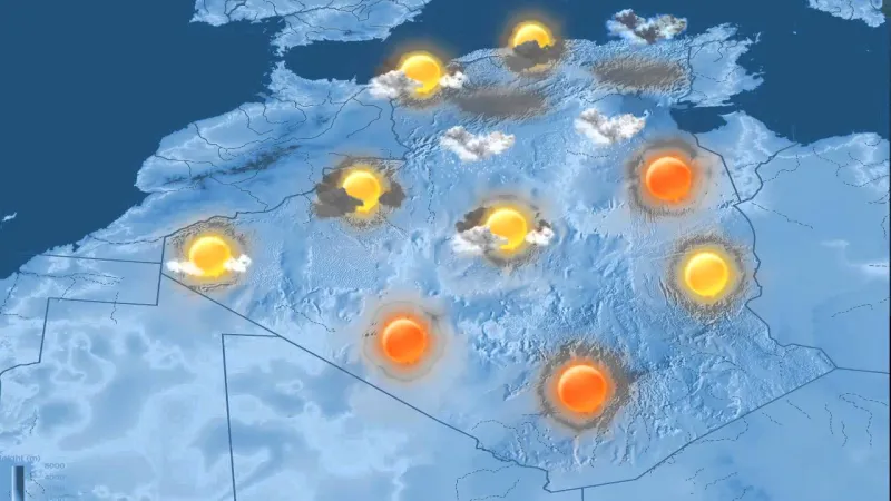 بالفيديو.. مذيع نشرة جوية يتعرض لموقف محرج