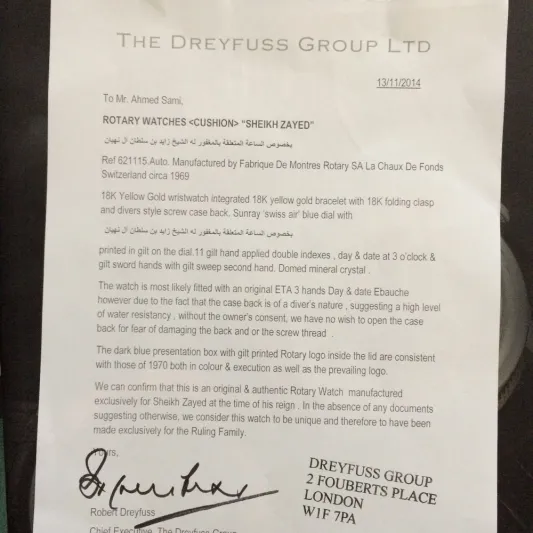 بالصور: سعودي يقتني ساعة نادرة جدا من الذهب الخالص تعود للشيخ زايد