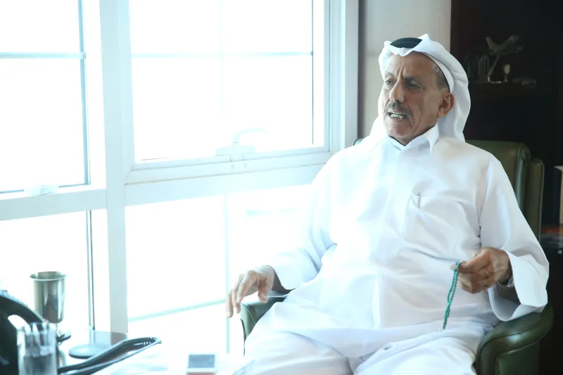 خلف الحبتور لـ "الرجل": أبني قصرا طائرا في الهواء