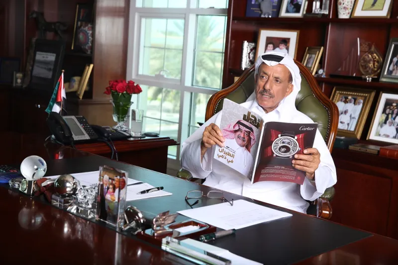 خلف الحبتور لـ "الرجل": أبني قصرا طائرا في الهواء