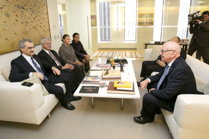 الوليد بن طلال يتحدث عن أميرة الطويل بعد الطلاق