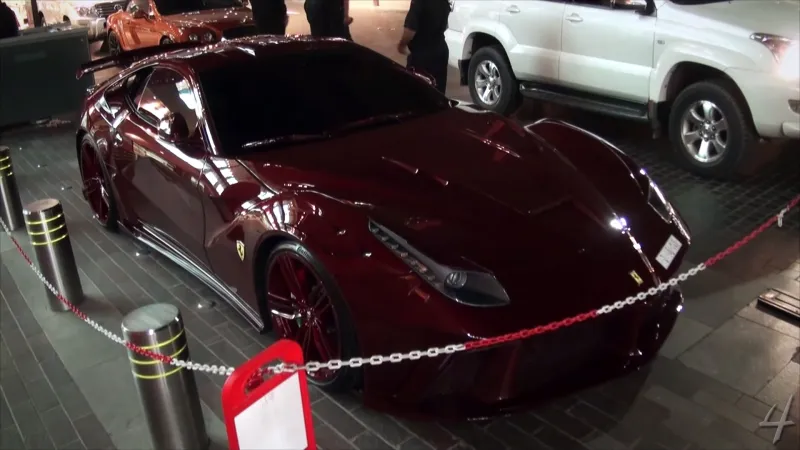 فيديو..النسخة الوحيدة في العالم من فيراري مانسوري La Revoluzione في دبي