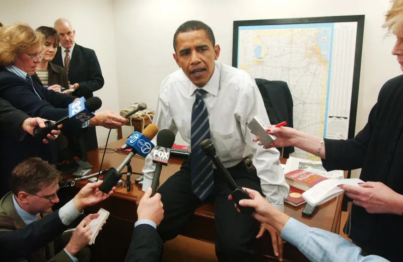 بالصور : هكذا كان اوباما قبل 10 سنوات .. وهكذا صار