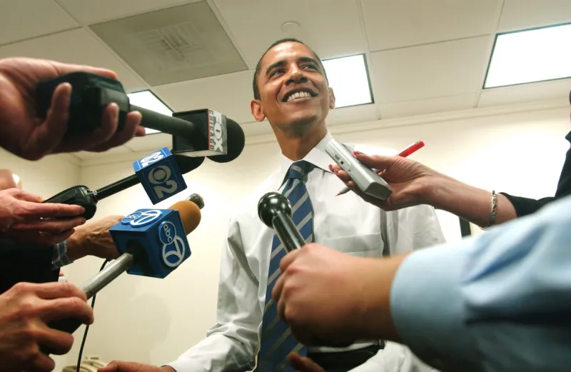 بالصور : هكذا كان اوباما قبل 10 سنوات .. وهكذا صار