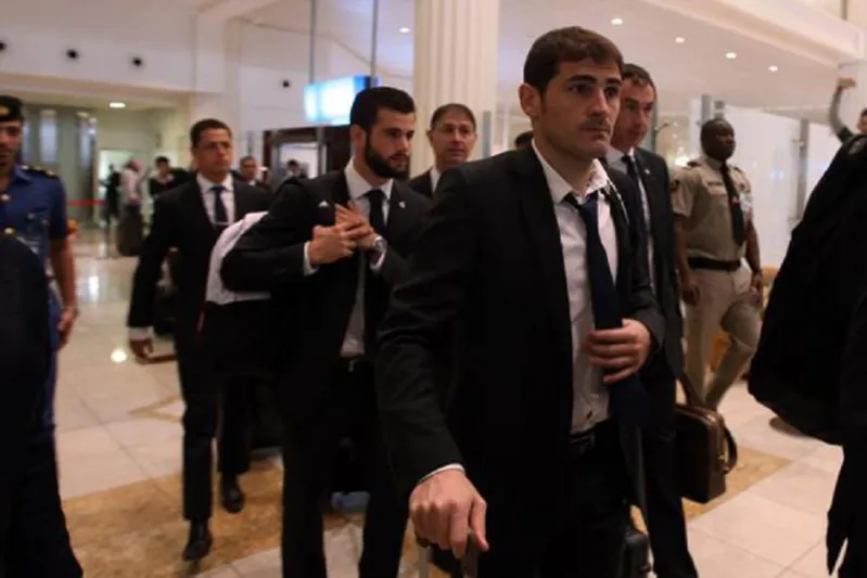 بالصور..ريال مدريد بكامل نجومه في دبي