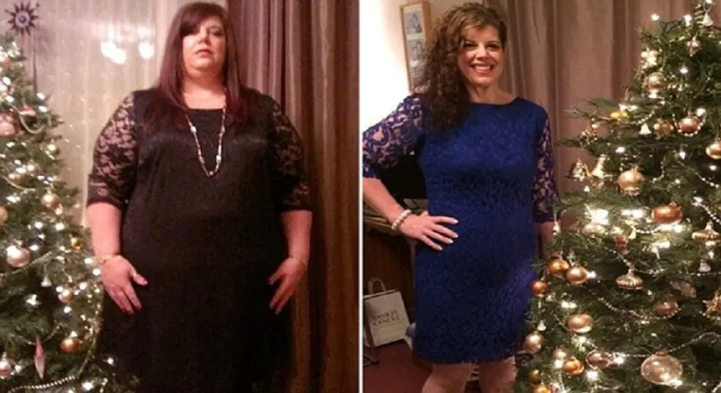 بريطانية تفقد نصف وزنها لأنها "أكبر من شجرة الميلاد".