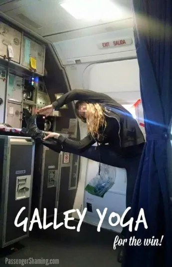 مضيفة الركاب التي فضحت ركابها بالصور..